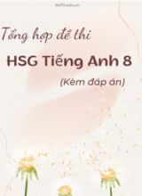 Tổng hợp đề thi HSG tiếng Anh 8 (Kèm đáp án)